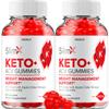 (2 Pack) SlimX Keto ACV Gummies - Advanced Formula Slim X Keto Plus ACV Gummies Apple Cider Vinegar SlimX ACV Gummies Dietary Supplement Reviews Men Women (120 Gummies) view 1