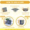 Reusable Beeswax Wrap - 9 Pack Beeswax Wraps for Food, Eco-Friendly Beeswax Food Wraps, Bread Sandwich Wrapper - Organic, Sustainable, Zero Waste, Reusable Plastic-Free Food Storage Wrap, 1XL, 3M, 5S view 4