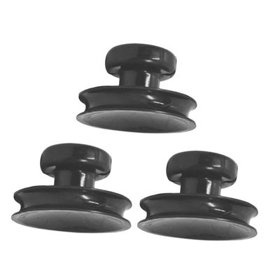 VICASKY 3pcs Meditation Bowl Lifting Handle Sound Bowl Suction Cups Strong Suction Power Easy Install for Singing