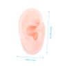 Mobestech 4pcs Silicone Ear Model for Piercing Practice and Jewelry Display Realistic Fake Ear for Acupuncture Training for Clinics Jewelry Shops and Educational Use view 4