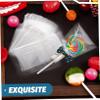 Zerodeko 1set Boy Girl Treat Bags Lollipop Packaging Accessories Ribbons Self-sealing Candy Pouches for Birthday Parties Handcraft Treat Holders and Giving view 2