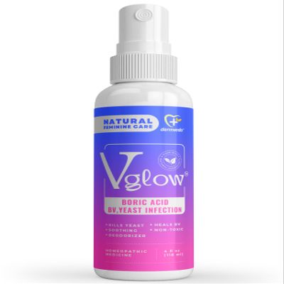 Dermveda Boric Acid BV Relief for Women - Natural Yeast Infection, Odor, Itch Relief Solution - Treats Yeast Infection Symptoms with Effective Boric Acid Formula.
