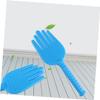 2 Pcs Silicone Material Hand Shape Beating Stick Tapping Back Pat for Body Massage Pat Palm Tool view 2