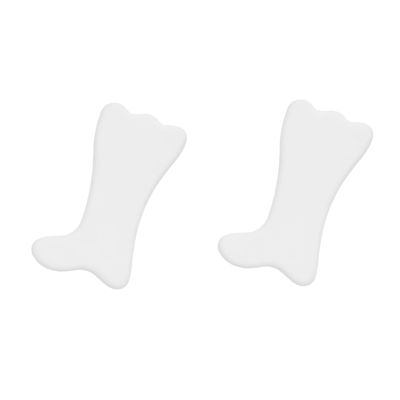 balacoo 2pcs Ceramic Face Massager Tool Guasha for Skin Care Face Roller Traditional Scraping Board Massaging Stick