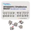 20PCS Orthodontic Mini Roth Brackets Roth 0.022 Slot Bondable with Hook on 345, 20pcs/Pack, 1PK view 1