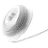 LA MIERE 1 Roll Orthodontic Rubber Chains, Braces Power Chains consisted force in closed, short, long 15'' spools (short, 0.136(3.3mm), Clear) view 1