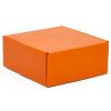 50ea - 10 X 8 X 4 Orange Corrugated Tuck Top Box view 1