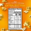 AMC Popcorn Microwave Popcorn Movie Night Basket Gift Set - Extra Butter Flavor, Bundle With 2 Popcorn Bags & Zwivo Sticker, 1.03 Pound (Pack of 1) view 2