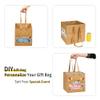 Aosric 12 Pack 10"x10"x10" Brown Square Gift Bags with Ribbon Handles  Reusable Thick Paper Bags for Boutique Shopping, Premium Gifts, Birthdays, Weddings, Baby Showers, Parties & Retail view 4
