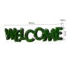 AmNooL WELCOME Letter Art Moss Wall Decor view 2
