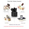 Aosric Black Gift Bags with Tissue Paper, 24 Pack 6x6x6 In Square Reusable Goodie Bag for Christmas Gifts, Halloween Treats, Wedding, Baby Shower, Birthday Party Favor, Return Gifts view 3
