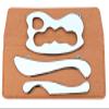 3 in 1 Stainless Steel Gua Sha Muscle Scraper Massage Tool IASTM Tool Set for Soft Tissue Therapy and Reduce Arms,Back, Legs, Shoulder Muscle Pain3-Set view 1
