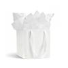 Aosric White Gift Bags with Tissue Paper, 24 Pack 6x6x6 In Square Reusable Goodie Bag for Christmas Gifts, Halloween Treats, Wedding, Baby Shower, Birthday Party Favor, Return Gifts view 1