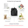Aosric 12 Pack 8"x8"x8" Black Square Gift Bags with Ribbon Handles  Reusable Thick Paper Bags for Boutique Shopping, Premium Gifts, Birthdays, Weddings, Baby Showers, Parties & Retail view 4