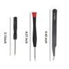 5 Pairs Eyeglass Screw-in Nose Pads, NLQHOPTS Glasses Nose Piece Replacement Repair Kit Set with Screws,Screwdrivers,Tweezer and Cleaning Cloth for Sunglasses Eyeglasses. view 2