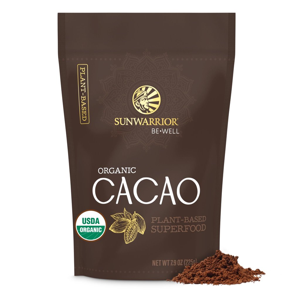 Pure Cacao Powder Organic Unsweetened & Raw | Premium USDA Organic Cacao Powder for Baking Smoothies and Hot Chocolate | Non-Alkalized No Added Sugar Non-GMO Gluten Free Vegan & Kosher (225g)