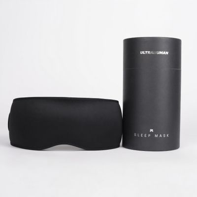 Ultrahuman Sleep Mask for Women and Men Comfortable Premium Blackout Eye Mask for Sleep, Soft 3D Sleeping Mask with Travel Pouch