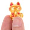 9Pcs Mini Luck Cat Figurines Resin Mixed Style Cute Cat Statues for Micro Landscaping, Fairy Garden, Planter, Desk, and Home Decor view 2