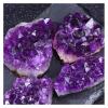 10-70g, 30-50mm, Amethyst Crystal Hole, Natural Crystal Quartz Stone, Wand Point Energy, Healing Mineral Stone Rock, Home Decoration geode (Color : 50-60g) view 3
