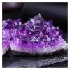 10-70g, 30-50mm, Amethyst Crystal Hole, Natural Crystal Quartz Stone, Wand Point Energy, Healing Mineral Stone Rock, Home Decoration geode (Color : 50-60g) view 4