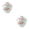 1 Set Ceramic Stew Pot Ceramic Stew Bowl Soup Bowl with Lid Japanese Ceramic Bowl Stewing Pot Ceramic Soup Bowl Bird's Nest Pho Steamed Egg Cup Tableware Saucepan Ceramics White ( Color : Whitex2pcs , view 1
