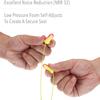 Plexon Disposable Foam Corded Earplugs by Laser Lite, Made of Polyurethane Foam, in One Size, Pink/Yellow 1 case (100 pcs), Made in USA view 2
