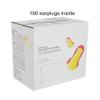 Plexon Disposable Foam Corded Earplugs by Laser Lite, Made of Polyurethane Foam, in One Size, Pink/Yellow 1 case (100 pcs), Made in USA view 4