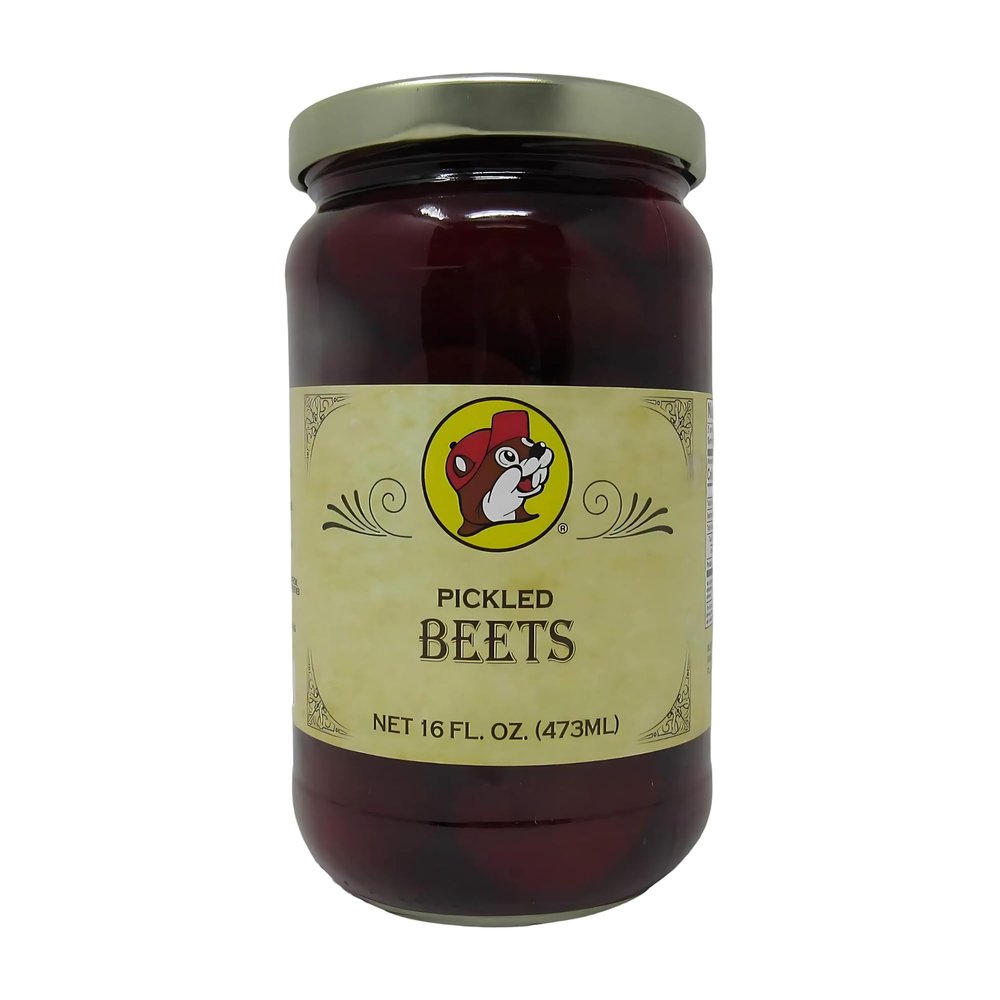 Buc-ee's Pickles - Pickled Garlic, Okra, Green Beans, Beets Brussel Sprouts, Asparagus, Quail Eggs and More (Pickled Beets)