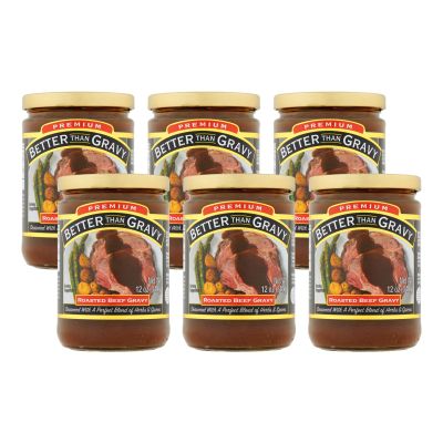 Better Than Gravy Roasted Beef Gravy, 12 Oz (Pack of 6)
