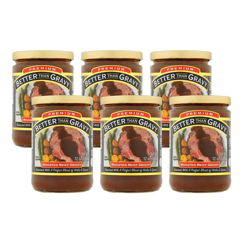 Better Than Gravy Roasted Beef Gravy, 12 Oz (Pack of 6)