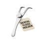 Dental Floss Holder, Refillable & Reusable Floss Pick - Dental Floss Handle - Stainless Steel Dental Floss Holder. Durable Reusable Flosser - One Pack view 1