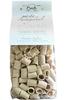 Conte Mezze Rigatoni Whole Wheat Pasta - Imported from Italy, 500g - Artisanal Pasta, Select Durum Wheat Blends, High Protein, Low Ash - Golden Yellow Grain Color, Impurity-Free Water - Static Drying view 1