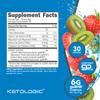 Ketologic Keto BHB (Strawberry Kiwi Flavor) 30 Servings - Exogenous Ketone Supplement with goBHB, Beta-Hydroxybutyrate Salts view 2