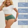 Goat Union Midi Period Underwear Women Heavy Flow, Smoke Pine, 3XL, 1-PACK view 4