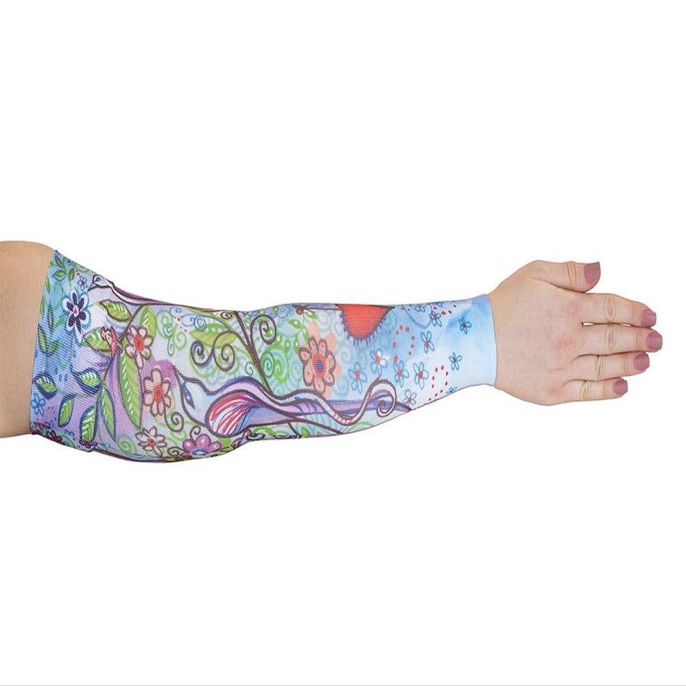 Lymphedivas Tutu Medical Graduated Compression Arm Sleeve for Lymphedema (Short 30-40 mmHg Small)