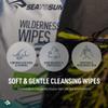 Sea to Summit XL Wilderness Wipes Rinse-Free Body Wipes, 2-Pack (8 Wipes per Pack) view 4