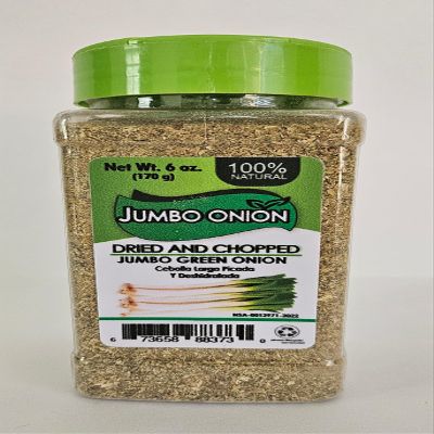 100% Jumbo Green Onions Powder  Pure Colombian Onions, NO Fillers, NO Additives, Non-GMO, Gluten Free  6.5 oz Jar  Long Shelf Life  Perfect for Grilling, Soups & Everyday Cooking.
