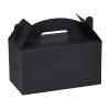 Aosric 30 Pcs Large Party Favor Boxes, 9.45x5x5 Inch Black Treat Boxes, Gable Boxes Candy Boxes Goodie Boxes Paper Gift Boxes with Handles for Kids Birthday Party Decoration Baby Shower Wedding view 1