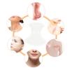 Healeved 4pcs Handmade Mushroom Quartz Stone Face Massage Tool for Relaxation view 4