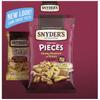 Snyder's of Hanover Pretzel Pieces, Variety 12 Pack bundled by SUPERDEALS 4 Cheddar Cheese, 4 Honey Mustard and Onion, 4 Jalapeno Pretzels, 2.25 oz each bag, total 27 Ounces with mystery gift in every order view 3