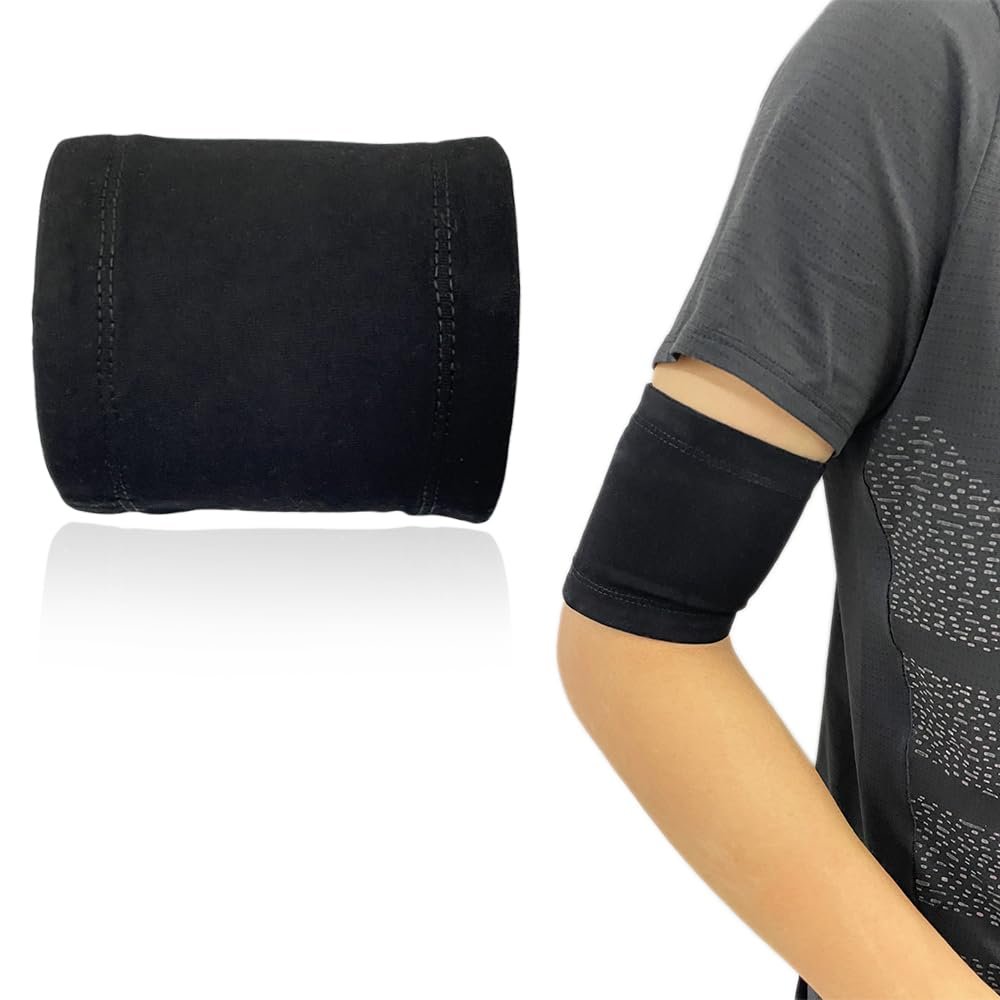 CHOYTONG CGM Sensor Armband - Protective Sleeve for Diabetic Devices, Comfortable & Breathable, 1 Pcs (M)