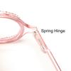 Retro Round Diamond Reading Glasses for Women Stylish Bling Rhinestone Anti Blue Light Computer Readers (pink/clear, 1.0, x) view 4