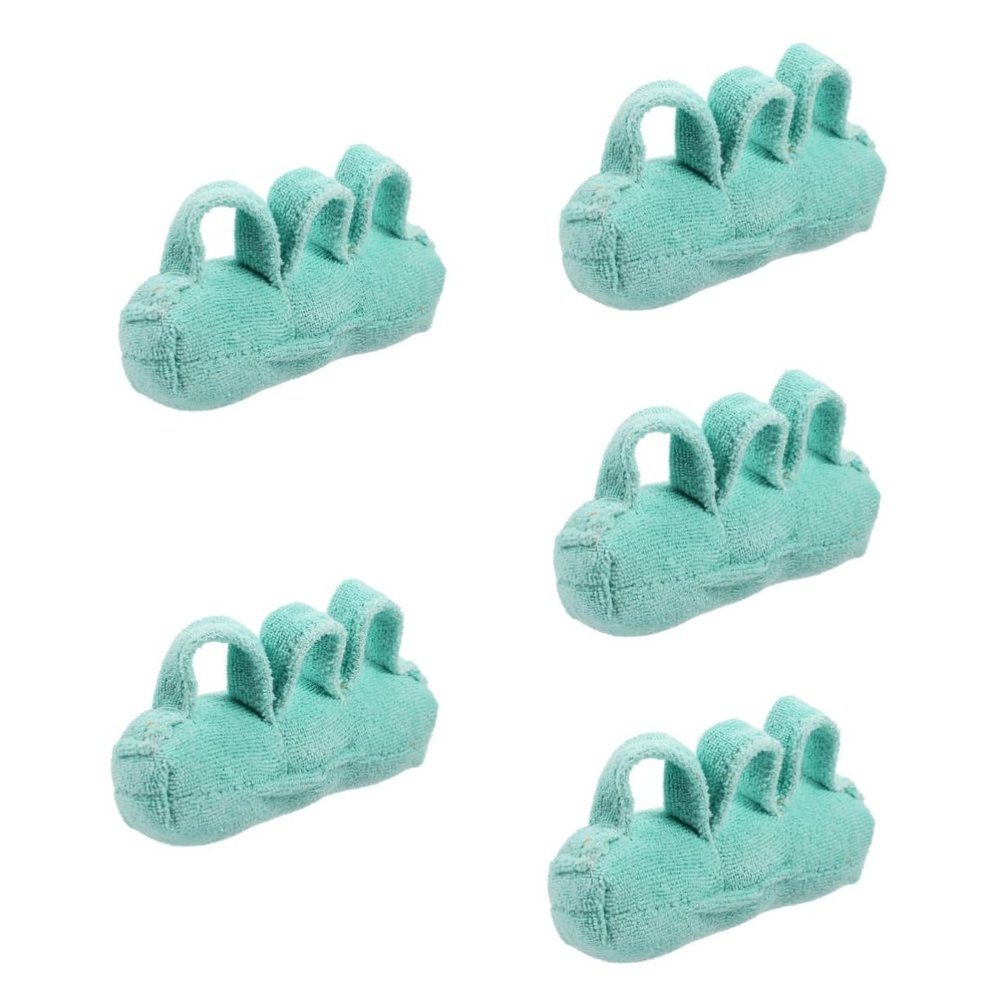 Healeved 5pcs Finger Exerciser Ulcer Cushion Ergonomic Palm Protector for Elderly Breathable and Moisture-absorbent Material Comfortable Finger Separator for Hand Health