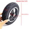 1 Pair 10 Inch Electric Wheelchair Front Wheels Assembly, Solid Rubber Replacement Wheelchair Wheels, Aluminum Rim with Bearing (Size : 1/2" (12mm/0.5")) view 4