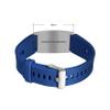 Custom Adjustable Hypoallergenic Silicone Medical Alert Bracelets for Women Men with Free Engraving, Personalized Emergency Identification Waterproof Sport Colorful Wristband 5.5 to 8.5 inches view 2