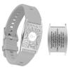 Custom Adjustable Hypoallergenic Silicone Medical Alert Bracelets for Women Men with Free Engraving, Personalized Emergency Identification Waterproof Sport Colorful Wristband 5.5 to 8.5 inches view 1