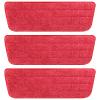 3 Pack Microfiber Reusable Mop Pads for Bona Mop, Wet/Dry Floor Cleaning Refill Mop Pads, Spray Mop Hard Wood Floor Mop Pads Refills, Machine Washable Power Mop Pads Replacement view 1