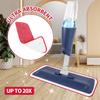 3 Pack Microfiber Reusable Mop Pads for Bona Mop, Wet/Dry Floor Cleaning Refill Mop Pads, Spray Mop Hard Wood Floor Mop Pads Refills, Machine Washable Power Mop Pads Replacement view 3