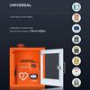 AED Cabinet, Wall Mount Storage Box with Alarm System and Double Switch Control, Adjustable Partition, Can Place a Variety of Models of AED, for Home Clinic Office Hotel view 2