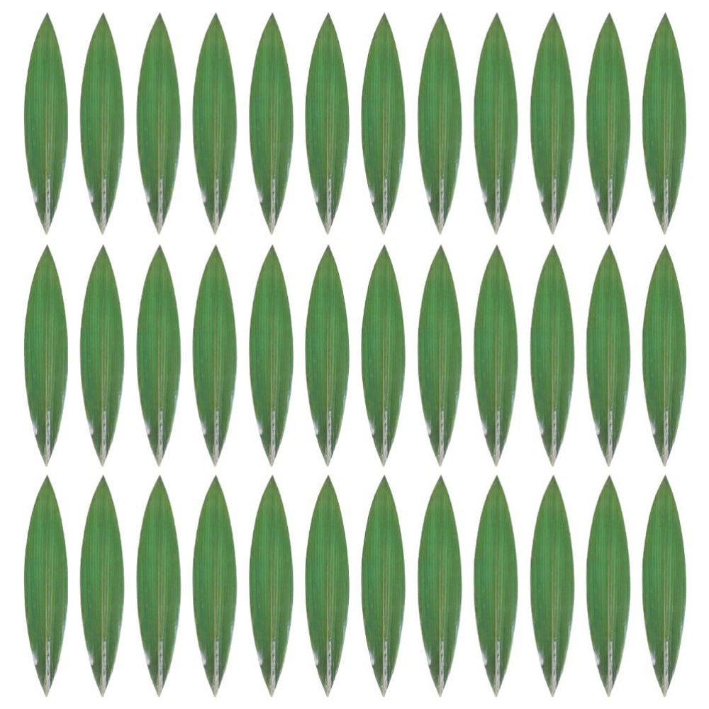 Alipis 100pcs Leaves for Sushi Dish Decoration Japanese Serving Mats Platter for Sashimi and Sushi Presentations